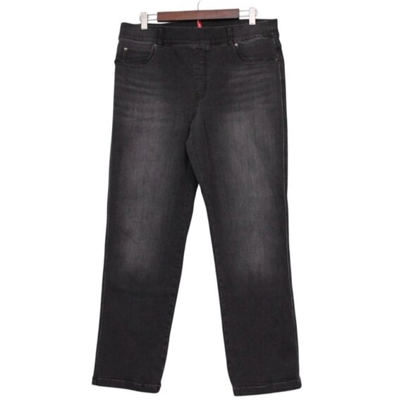 SPANX Black Straight Leg Jeans - Picture 1 of 12
